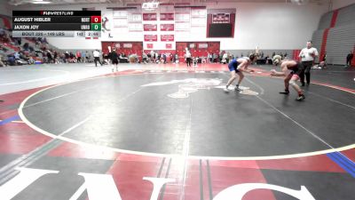 149 lbs Semifinal - August Hibler, Northwestern - Unatt vs Jaxon Joy, Unrostered