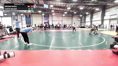 120 lbs Round Of 32 - Braden Wivell, Freakztyle Wrecking Crew vs Curtis Nelson, Kraken Black