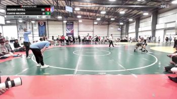 120 lbs Round Of 32 - Braden Wivell, Freakztyle Wrecking Crew vs Curtis Nelson, Kraken Black