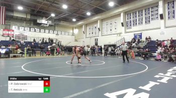 215 lbs Quarterfinal - Patrick Dabrowski, Shelton vs Tyler Rebick, Simsbury