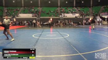 5A 175 lbs Quarterfinal - Noah Thomas, Lincoln vs Colton Durham, Scottsboro