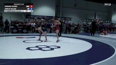 50 kg Cons. Rd Of 32 - Adriana Gomez, Colorado Mesa Wrestling Club vs Arelys Valles, Grand View/Nyac