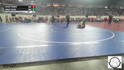 175 lbs Consi Of 32 #1 - Jacob Torres, Weatherford vs Amley Floyd, Broken Arrow