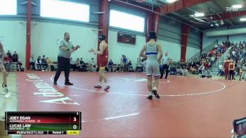 120 lbs Semis & Wb (16 Team) - Lucas Law, Northfield vs Joey Egan, Alexandria Monroe