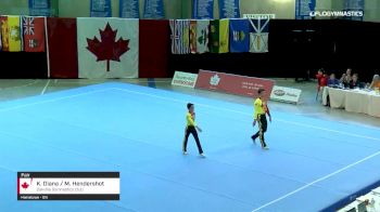 K. Diana / M. Hendershot - Pair, Oakville Gymnastics Club - 2019 Canadian Gymnastics Championships - Acro