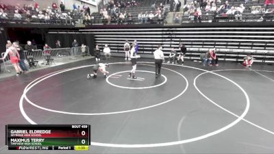 129 lbs Cons. Round 3 - Maximus Terry, Timpview High School vs Gabriel Eldredge, Skyridge High School