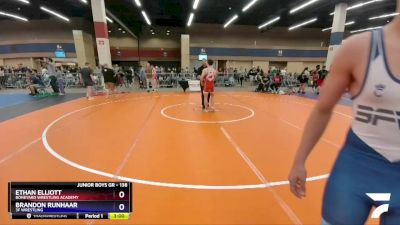 138 lbs Champ. Round 2 - Ethan Elliott, Boneyard Wrestling Academy vs Brandon Runhaar, 3F Wrestling