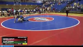 106 lbs Placement Matches (8 Team) - Hayden Langley, Dade County vs Blake Summers, Fannin County HS