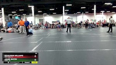 160 lbs Round 2 (8 Team) - Asher Bacon, POWA vs Devaughn Williams, Ohio Gold