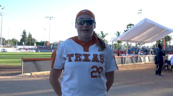 Texas Shea O'Leary Postgame Interview vs Michigan