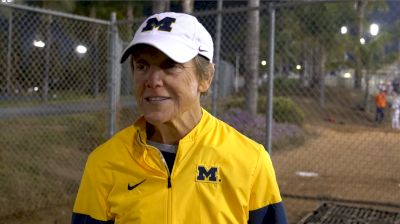 Michigan Coach Carol Hutchins Recaps Texas and Texas Tech Game