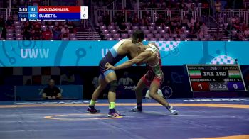 65 kg 1/4 Final - Rahman Mousa Amouzadkhalili, Iran vs Sujeet Sujeet, India