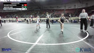 62 lbs Final - Delanie Wartchow, Shelton Wrestling Academy vs Graycie Card, Tulsa Blue T Panthers