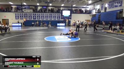 174 lbs Champ. Round 1 - Sargent Maubach, Eureka vs Jonathon Lamprich, Loras