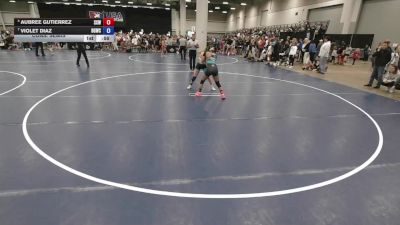 115 lbs Cons. Semis - Aubree Gutierrez, Surfside X Wrestling vs Violet Diaz, Big Game Wrestling Club