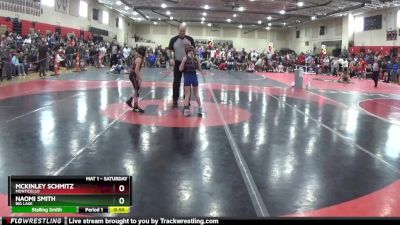 70 lbs Cons. Round 1 - McKinley Schmitz, Monticello vs Naomi Smith, Big Lake