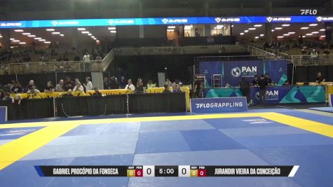Jurandir Vieira Da Conceição vs Gabriel Procópio Da Fonseca 2025 Pan Jiu Jitsu IBJJF Championship