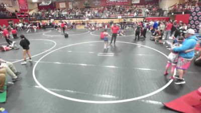 95 lbs Champ. Round 1 - Bella Kunzler, 208 Badgers Wrestling Club vs Ali Plato, Pocatello Grapplers Wrestling Club