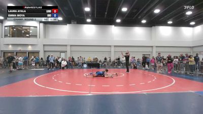 105 lbs Champ. Round 3 - Laura Ayala, Level Up Wrestling Center vs Emma Moya, Heatwave Wrestling Club