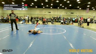 70 lbs Quarterfinal - Connor Armendariz, Prime 9U vs Carson Otto, Powerhouse Gold 9U