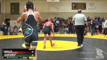 95 lbs Champ. Round 1 - Jacob Garcia, Madera Wrestling vs Levin Lye, Louis Pasteur MS Tigers