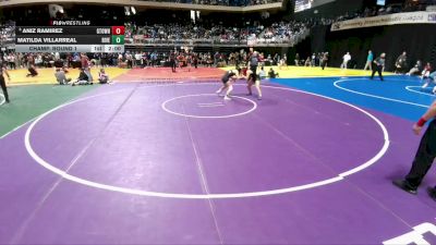 5A 126 lbs Champ. Round 1 - Kamryn Flores, Lubbock Cooper vs Nadiyah Elizondo, College Station