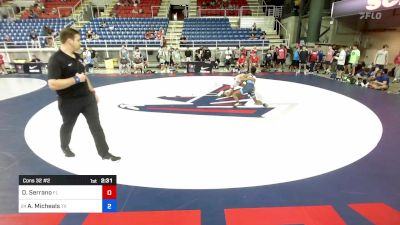 100 lbs Cons 32 #2 - David Serrano, FL vs Aaron Micheals, TX