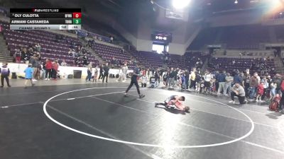 67 lbs Champ. Round 2 - Oly Culotta, Black Fox Wrestling Academy vs Armani Castaneda, Top Rank