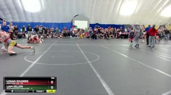 160 lbs Round 7 (8 Team) - Logan Souders, Ohio Gold 24k vs Liam Dillon, Neighborhood Wrestling