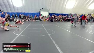 160 lbs Round 7 (8 Team) - Logan Souders, Ohio Gold 24k vs Liam Dillon, Neighborhood Wrestling