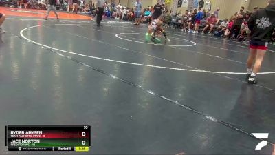 55 lbs Semis & Wb (16 Team) - Jace Norton, Predator WC vs Ryder Ahysen, Team Palmetto State