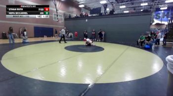 113 lbs Cons. Round 3 - Ethan Ruth, Post Falls High School Wrestling vs Kepa McCarrel, All In Wrestling Academy