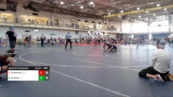 127 lbs Semis & 1st Wrestleback (8 Team) - Kamilah Brooks, Carolina Cross-Face vs Sophia Anderson, Mikey`s Melk Monsters