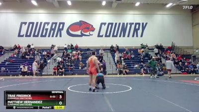 149 lbs Semifinal - Trae Fredrick, Clackamas Unattached vs Matthew Hernandez, Clackamas Unattached