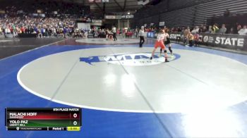 1B/2B 126 5th Place Match - Yolo Paz, Liberty Bell vs Malachi Hoff, Davenport