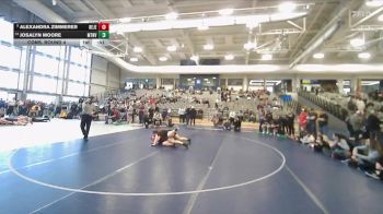 170 lbs Cons. Round 4 - Josalyn Moore, Mountain View vs Alexandra Zimmerer, Regis Jesuit