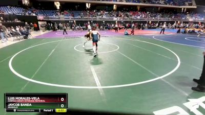 5A 113 lbs Cons. Round 3 - Jaycob Banda, Amarillo vs Luis Morales-Vela, Corpus Christi Veterans Memorial