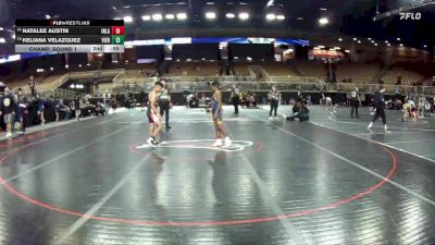 98 lbs Cons. Round 3 - Leonardo Tellez, Maximum Performance vs Durante` Moss, Long Cane Middle School/ Troup Wrestling
