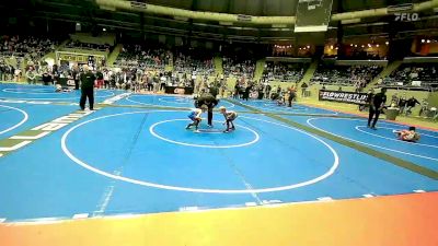 49 lbs Quarterfinal - Emerson Eaton, Dark Cloud Wrestling Club vs Beckam Kolar, Smith Wrestling Academy