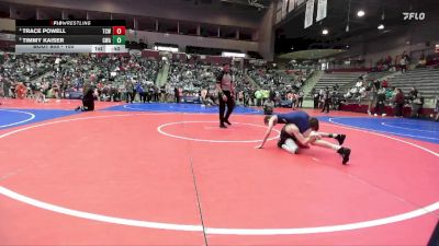 100 lbs Quarterfinal - Timmy Kaiser, Greenwood Wrestling Academy vs Trace Powell, Team Conquer Wrestling