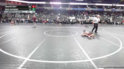 64 lbs Consi Of 16 #2 - Weston Akey, Purler vs Beau Jacobsen, St. Marys WC