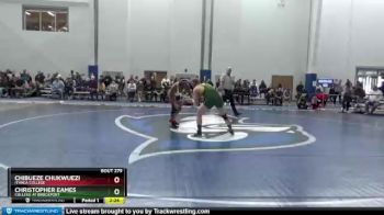 184 lbs Semifinal - Chibueze Chukwuezi, Ithaca College vs Christopher Eames, College At Brockport