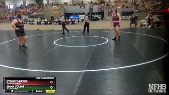 Girls 235 lbs 3rd Place Match - Emma Young, Alcoa (Girls) vs Sydney Hueser, Franklin (Girls)