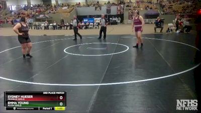 Girls 235 lbs 3rd Place Match - Emma Young, Alcoa (Girls) vs Sydney Hueser, Franklin (Girls)