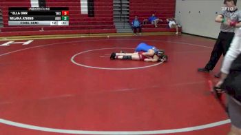 126 lbs Cons. Semi - Ella Orr, Thompson HS vs Milana Atkins, Auburn