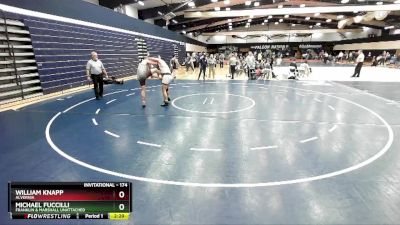 174 lbs Cons. Semi - William Knapp, Alvernia vs Michael Fuccilli, Franklin & Marshall Unattached