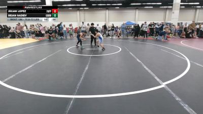 79.9-81 lbs Champ. Round 2 - Bejan Sadiev, Gracie Barra Westchase Wrestling Club vs Julian Lopez, Fort Worth PAL Panthers Wrestling