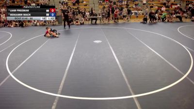 86 lbs Semis - Liam Freeman, MN vs Benjamin Mack, MN