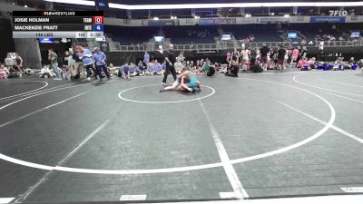 146 lbs Rr Rnd 1 - Josie Holman, Team North Stars vs Mackenzie Pratt, Intensity