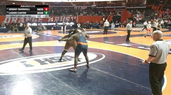 3A 285 lbs Cons. Round 1 - Landin Carter, Chicago (Mt. Carmel) vs Jeremy Marshall, Evanston (Twp.)